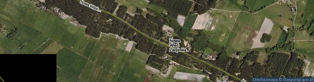 Zdjęcie satelitarne Nowa Wieś Zarębska ul.